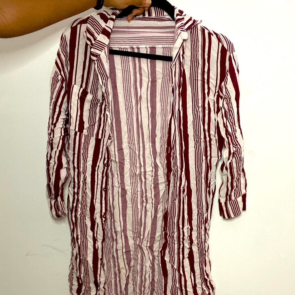 Paper Tee Striped Tunic Shirt
